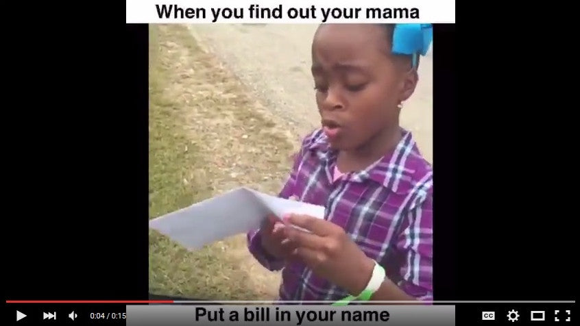 A MUST SEE VIDEO - When Your Mom Puts a Bill In Your Name ... Call LuxuriousCREDIT!